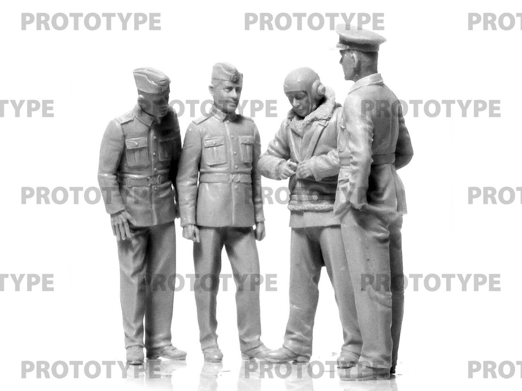 ICM 1/32 DH. 82A Tiger Moth with WWII RAF cadets (32037)