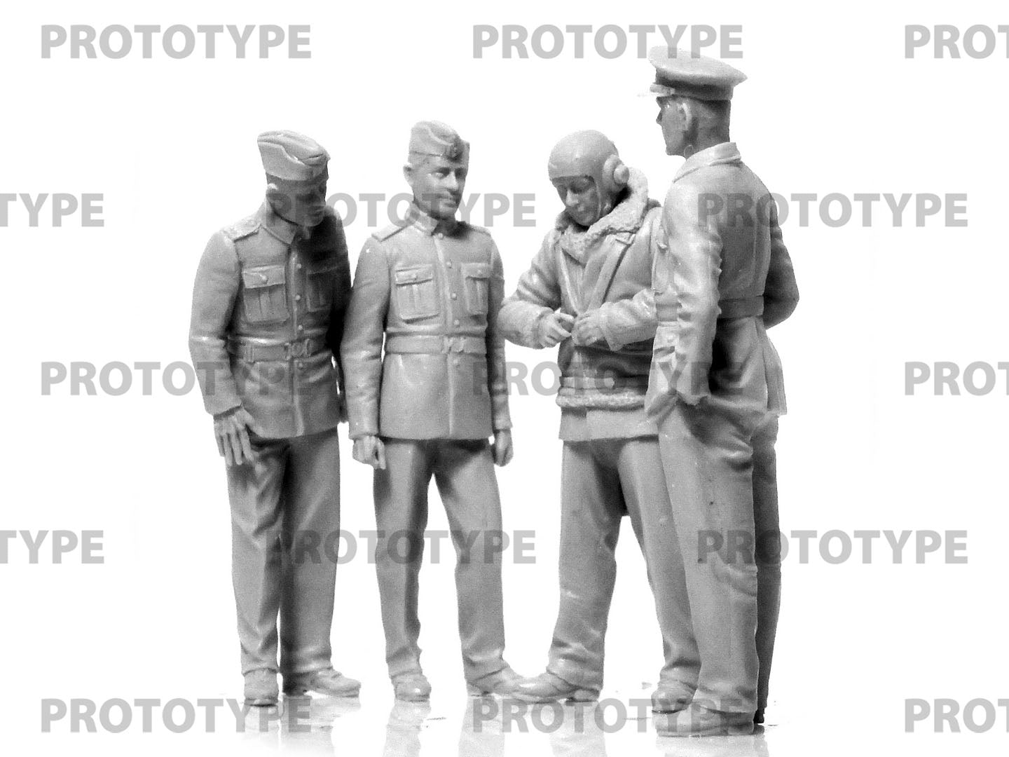ICM 1/32 DH. 82A Tiger Moth with WWII RAF cadets (32037)