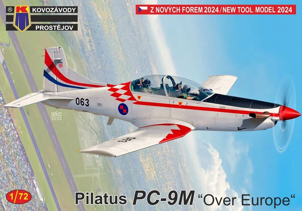 KP Models 1/72 Pilatus PC-9M "Over Europe" (KPM0468) — New — Aircraft, cold-war, Military