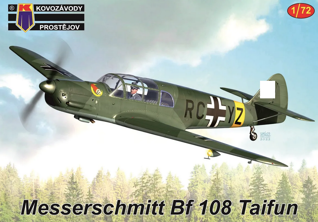 KP Models 1/72 Messerschmitt Bf 108 "Taifun" (KPM0481) — New — Aircraft, Civil Aviation
