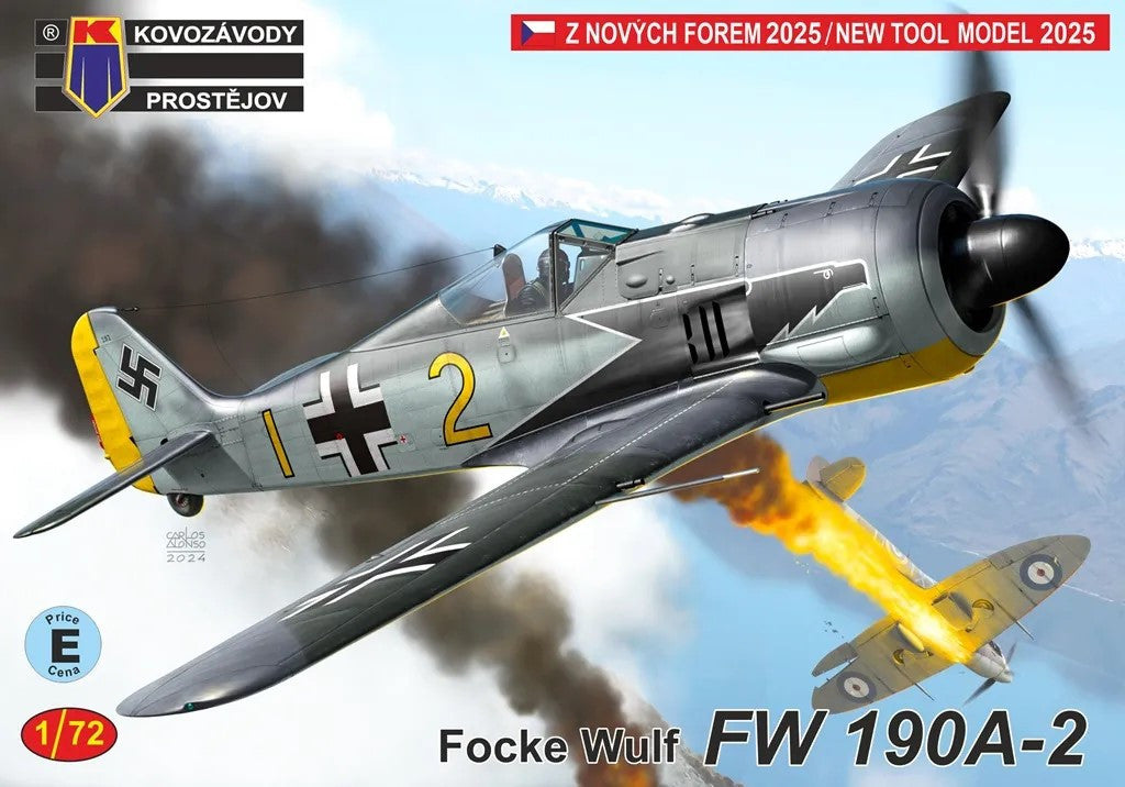 KP Models 1/72 Focke-Wulf Fw 190A-2 (KPM0490) — New — Aircraft, Military