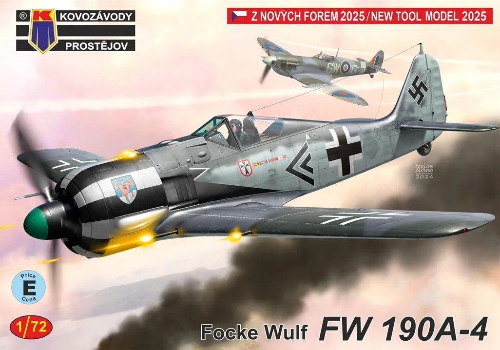 KP Models 1/72 Focke-Wulf Fw 190A-4 (KPM0492) — New — Aircraft, Military