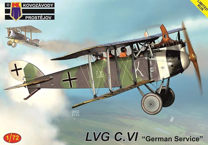 KP Models 1/72 LVG C.VI. "German Service" (KPM0402) — New — Aircraft, Military, WWI