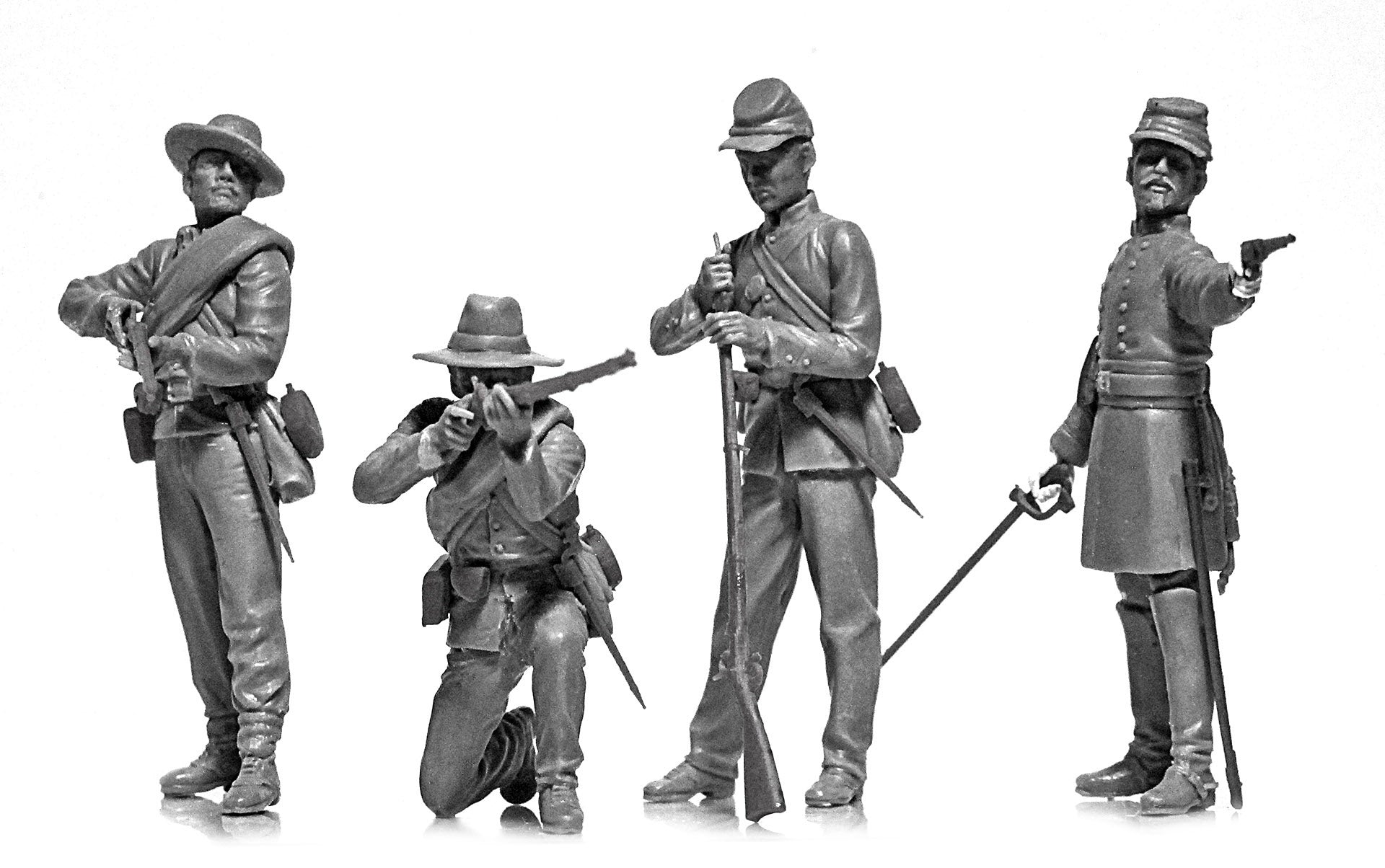 ICM 1/35 American Civil War Confederate Infantry (35021)