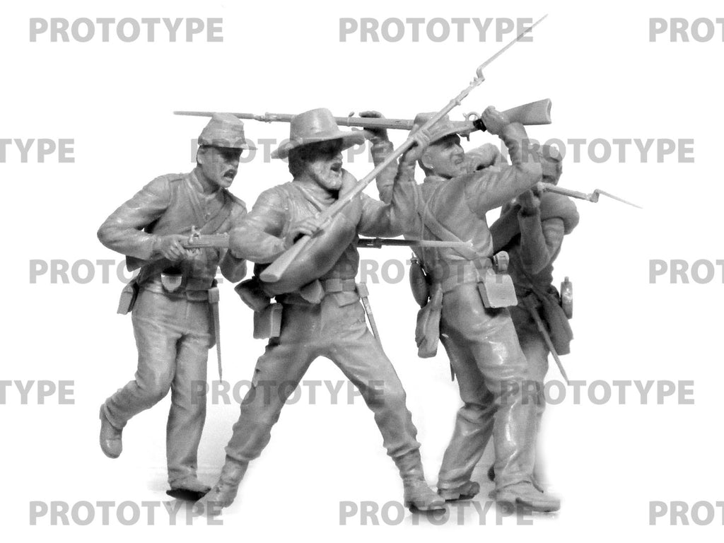 ICM 1/35 American Civil War Confederate Infantry Set #2 (35024)