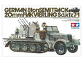 Tamiya 1/35 German 8 ton Semi Track 20mm Flakvierling 38 Sd.kfz 7/1 (35050)