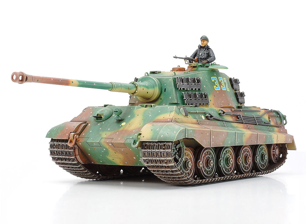 Tamiya 1/35 German King Tiger Production Turret Panzer Kampfwagen VI Tiger II Königstiger Sd.Kfz. 182 Serien Turm (35164)