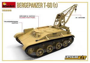MiniArt 1/35 Bergepanzer T-60(r) Interior Kit (35238)