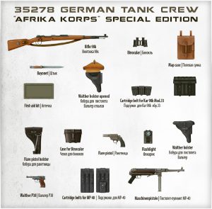 MiniArt 1/35 German Tank Crew "Afrika Korps" Special Edition (35278)
