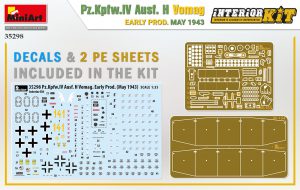 MiniArt 1/35 Pz.Kpfw. IV Ausf. H Vomag Early Prod. May 1943 Interior Kit (35298)