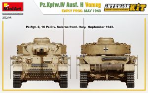 MiniArt 1/35 Pz.Kpfw. IV Ausf. H Vomag Early Prod. May 1943 Interior Kit (35298)