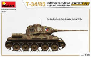 MiniArt 1/35 T-34/85 Composite Turret 112 Plant. Summer 1944 INTERIOR KIT (35301)