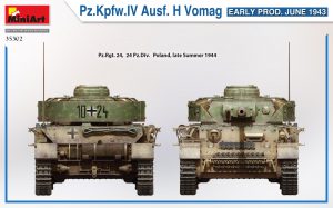 MiniArt 1/35 Pz.Kpfw. IV Ausf. H Vomag Early Prod. June 1943 (35302)