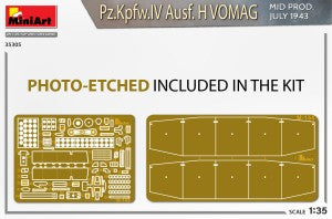 MiniArt 1/35 Pz.Kpfw. IV Ausf. H Vomag Mid Prod. July 1943 Interior Kit (35305)