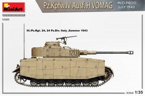 MiniArt 1/35 Pz.Kpfw. IV Ausf. H Vomag Mid Prod. July 1943 Interior Kit (35305)