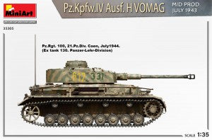 MiniArt 1/35 Pz.Kpfw. IV Ausf. H Vomag Mid Prod. July 1943 Interior Kit (35305)