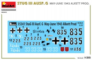 MiniArt 1/35 StuG III Ausf. G May-June 1943 Alkett Production (35341)