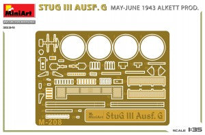 MiniArt 1/35 StuG III Ausf. G May-June 1943 Alkett Production (35341)
