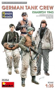 MiniArt 1/35 German Tank Crew Kharkov 1943 (Resin Heads) (35354)
