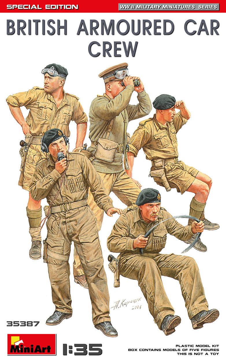 MiniArt 1/35 British Armoured Car Crew Special Edition (35387)