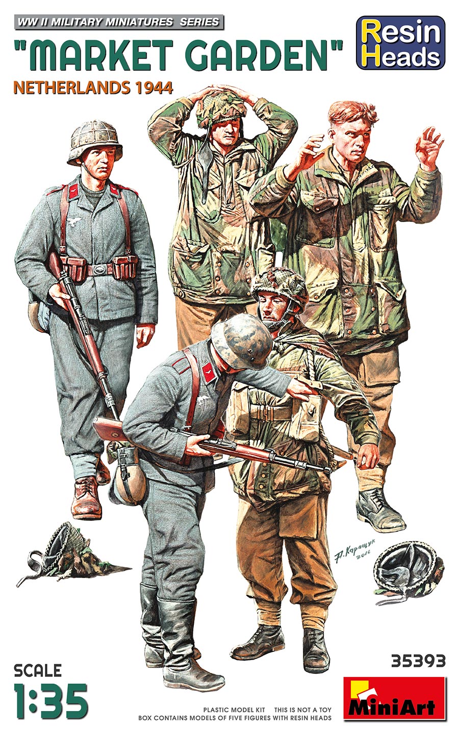 MiniArt 1/35 "Market Garden" Netherlands 1944 w/Resin heads (35393)