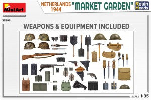 MiniArt 1/35 "Market Garden" Netherlands 1944 w/Resin heads (35393)