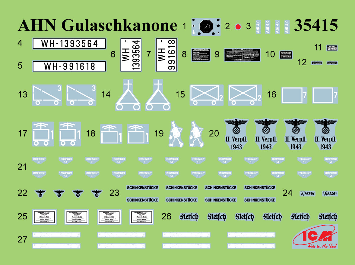 ICM 1/35 AHN "Gulaschkanone" with Cooks (35421)