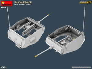 MiniArt 1/35 Sd.Kfz.234/2 with "Luchs" Turret Interior kit (35416)