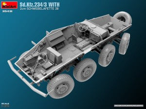 MiniArt 1/35 Sd.Kfz.234/3 With 2cm Schwebelafette 38 (35431)