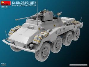 MiniArt 1/35 Sd.Kfz.234/3 With 2cm Schwebelafette 38 (35431)