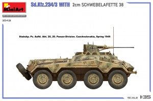 MiniArt 1/35 Sd.Kfz.234/3 With 2cm Schwebelafette 38 (35431)