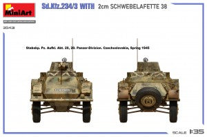 MiniArt 1/35 Sd.Kfz.234/3 With 2cm Schwebelafette 38 (35431)