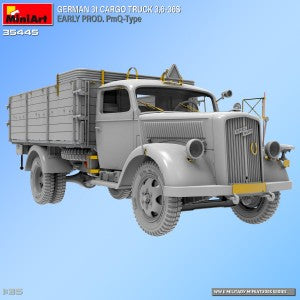 MiniArt 1/35 German 3t Cargo Truck 3,6-36S Early Prod. PmQ-Type (35445)