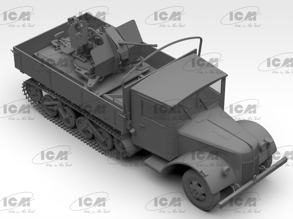 ICM 1/35 Sd.Kfz.3b with Flak 38 Truppenluftschutzwagen (35455)