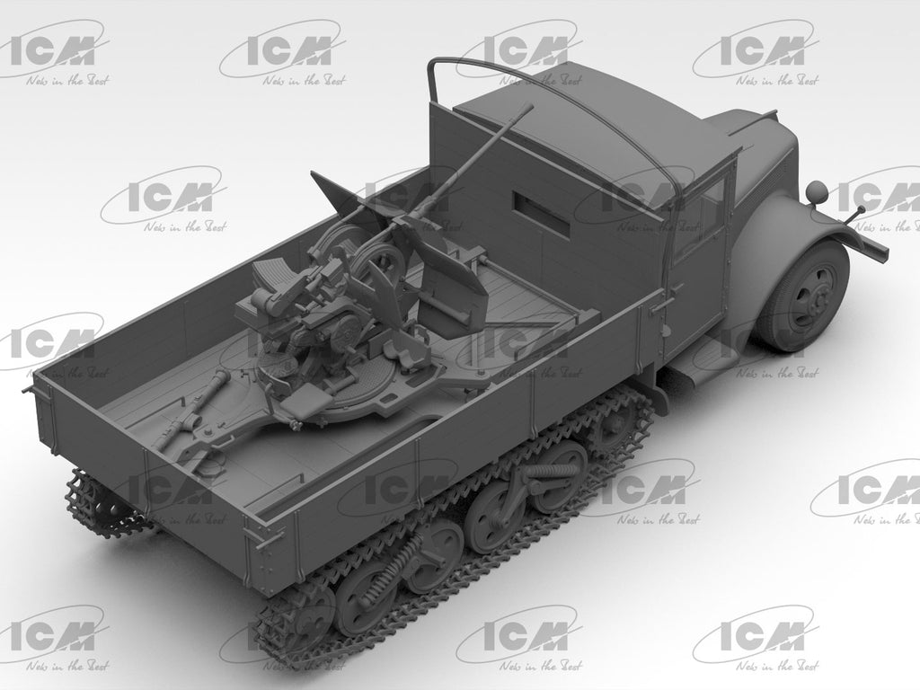 ICM 1/35 Sd.Kfz.3b with Flak 38 Truppenluftschutzwagen (35455)