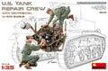 MiniArt 1/35 U.S. Tank Repair Crew w/Continental W-670 Engine (35461)