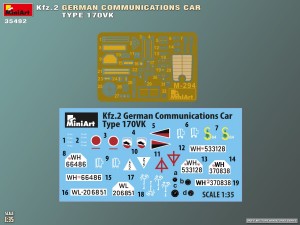 MiniArt 1/35 Kfz.2 German Communications Car Type 170VK (35492)