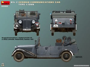 MiniArt 1/35 Kfz.2 German Communications Car Type 170VK (35492)