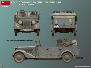 MiniArt 1/35 Kfz.2 German Communications Car Type 170VK (35492)