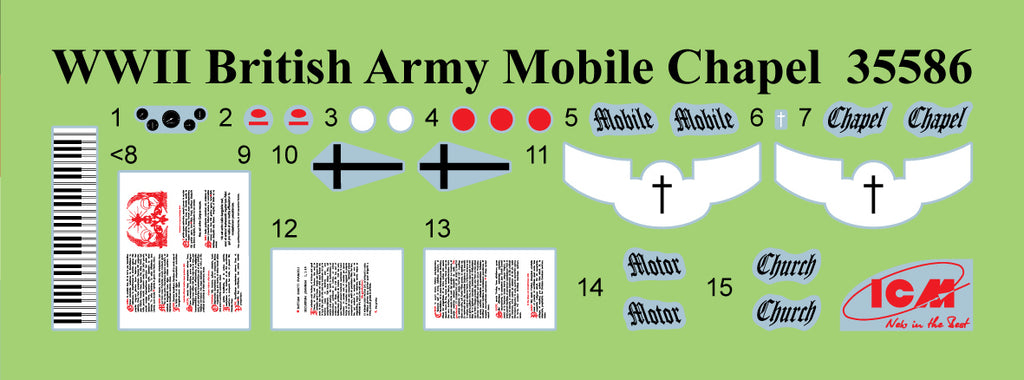 ICM 1/35 British Army Mobile Chapel Confession Before Battle (35585) — New — image 8 of 12