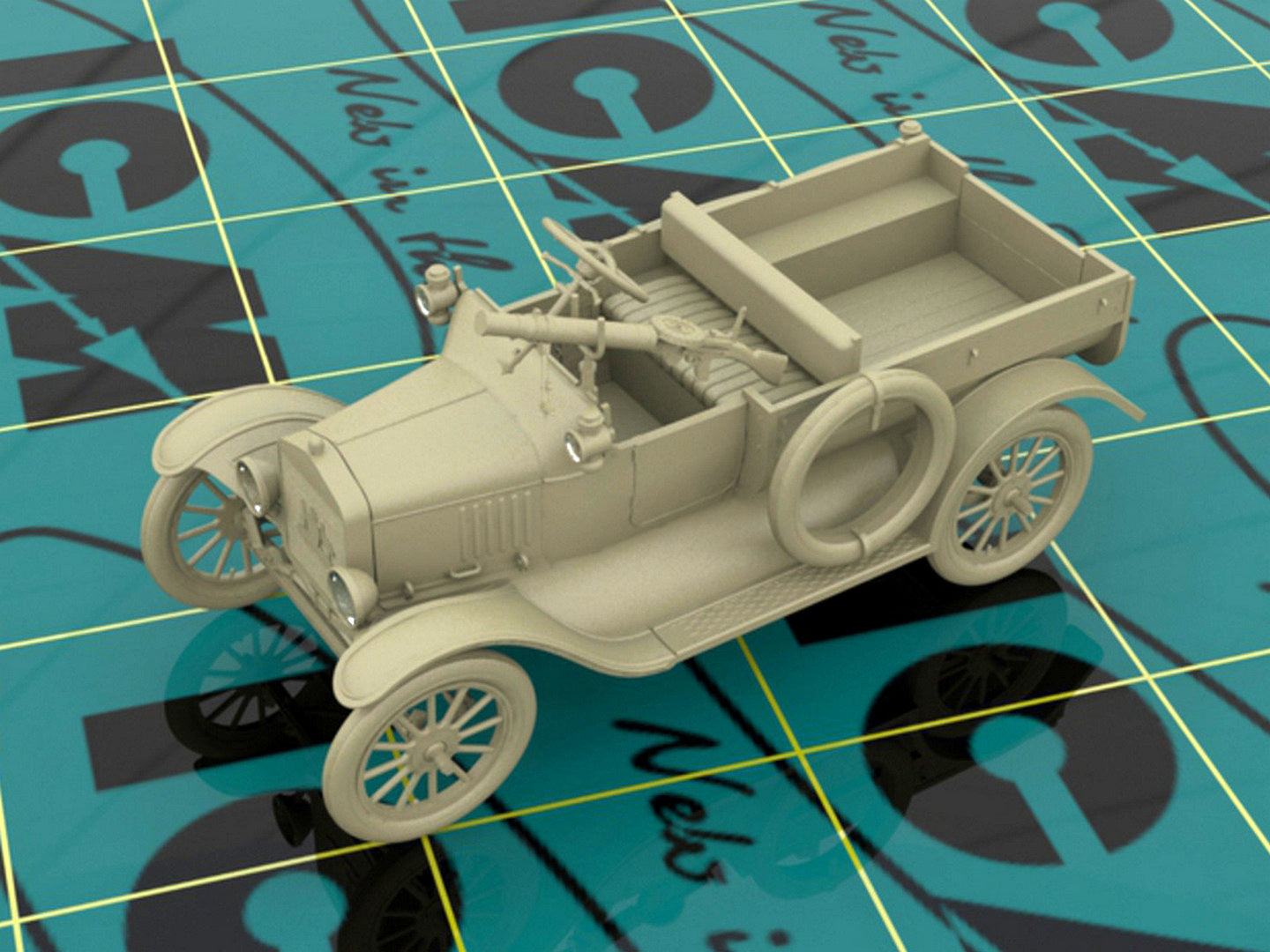 ICM 1/35 Model T 1917 LCP WWI Australian Army Car (35663)