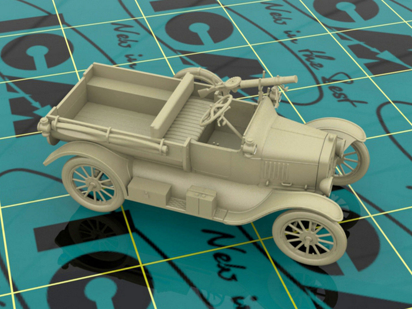 ICM 1/35 Model T 1917 LCP WWI Australian Army Car (35663)
