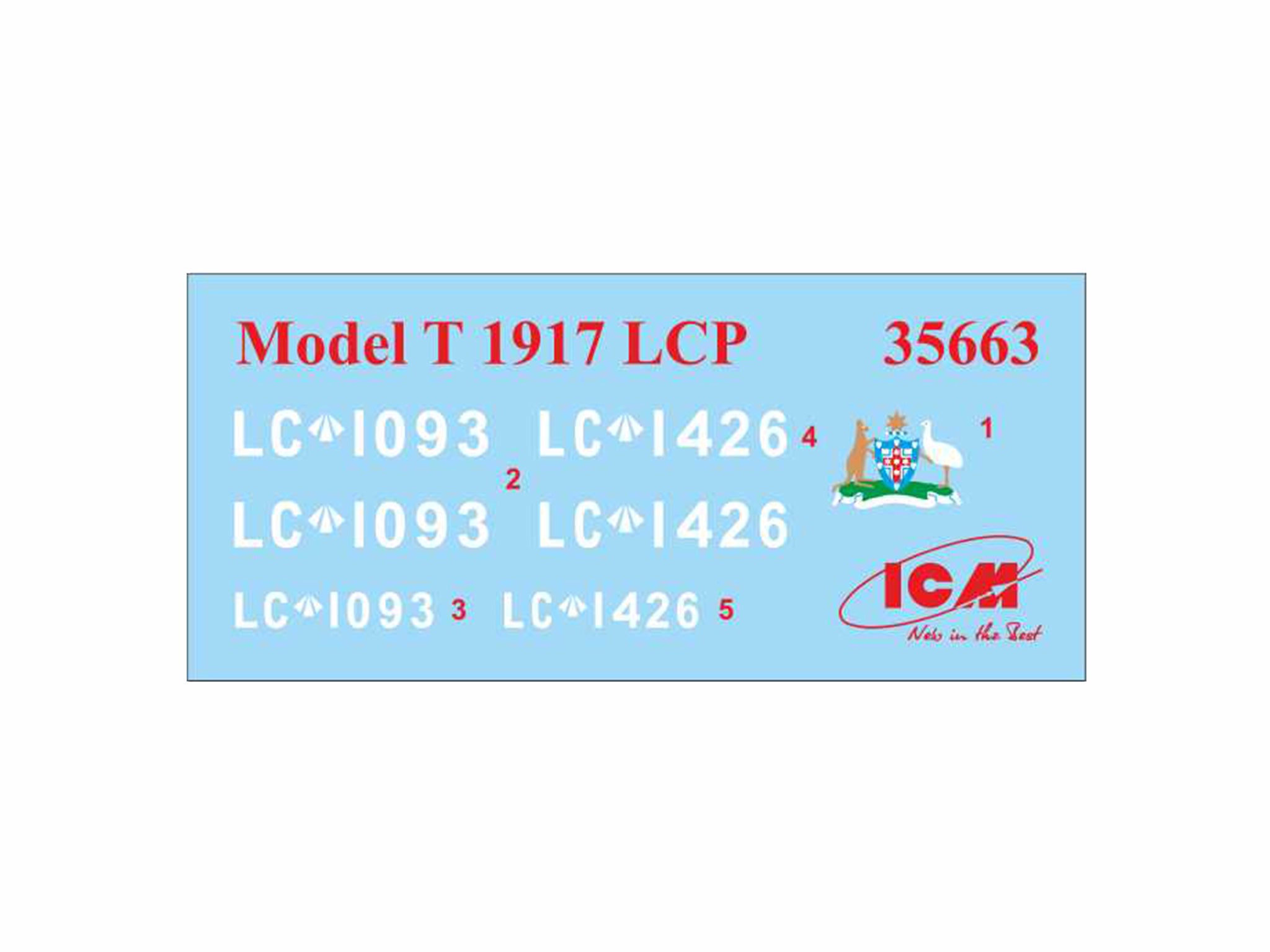 ICM 1/35 Model T 1917 LCP WWI Australian Army Car (35663)