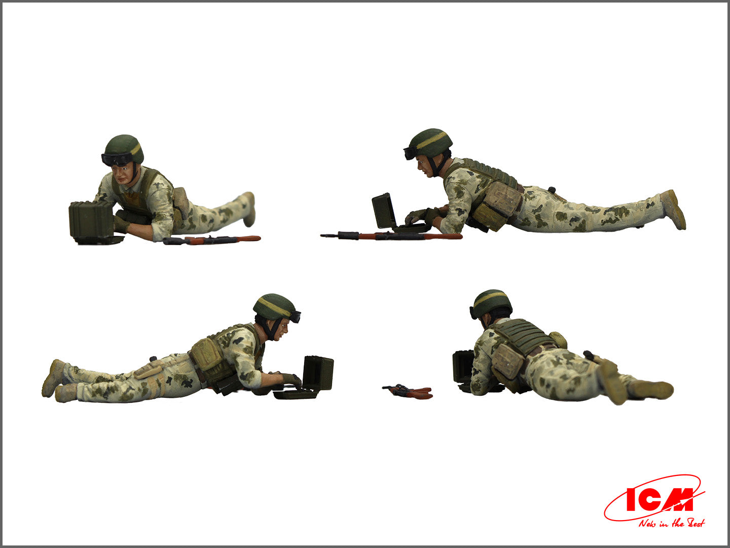 ICM 1/35 The crew of "Stugna-P" anti-tank complex (35750)