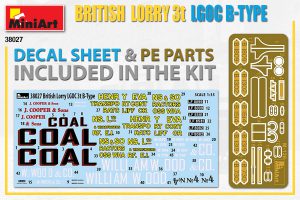 MiniArt 1/35 British Lorry 3t LGOC B-Type (38027)