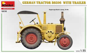 MiniArt 1/35 German Tractor D8506 with trailer (38038)