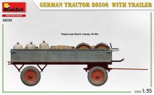 MiniArt 1/35 German Tractor D8506 with trailer (38038)