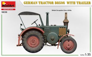MiniArt 1/35 German Tractor D8506 with trailer (38038)