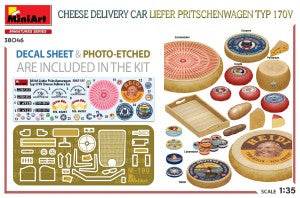MiniArt 1/35 Liefer Pritschenwagen Typ 170V Cheese Delivery Car (38046)