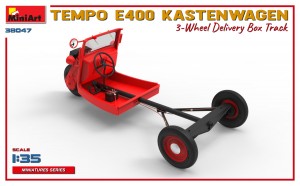 MiniArt 1/35 Tempo E400 Kastenwagen 3-Wheel Delivery Box Truck (38047)